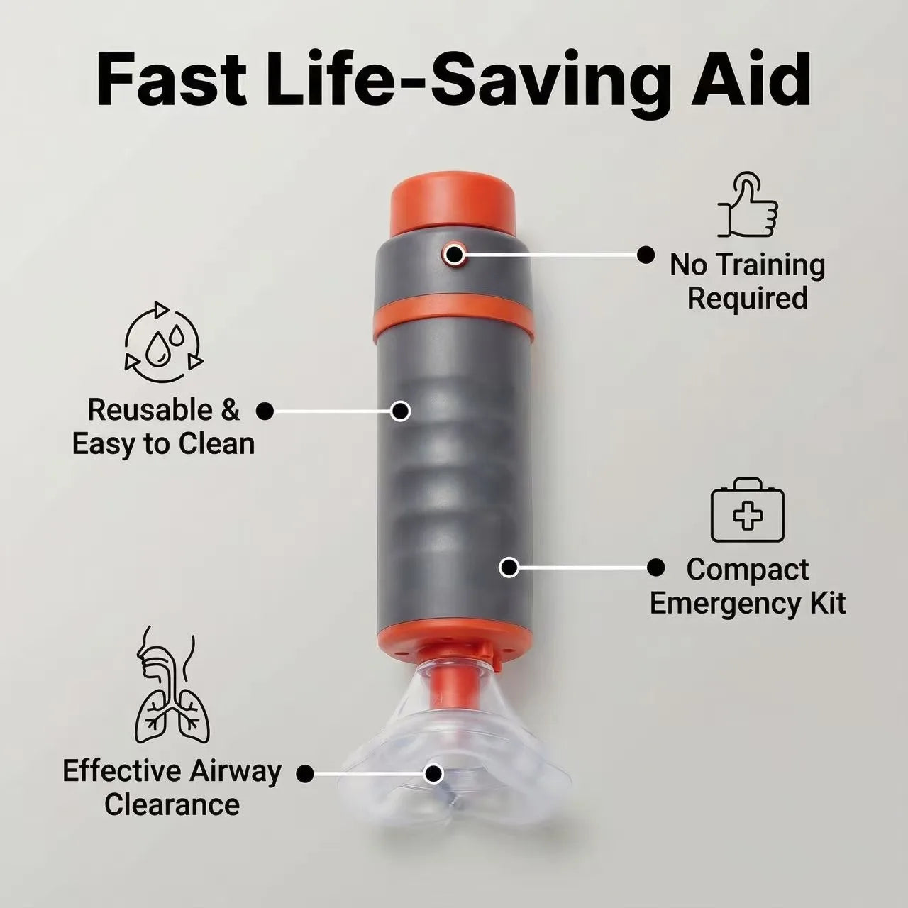 Rapid Rescue Suction Aid
